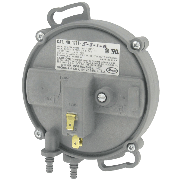 Dwyer Pressure Switch, Series 1700